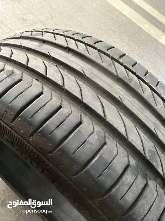 كوتشوك مستعمل بحال الجديد 19/245/45