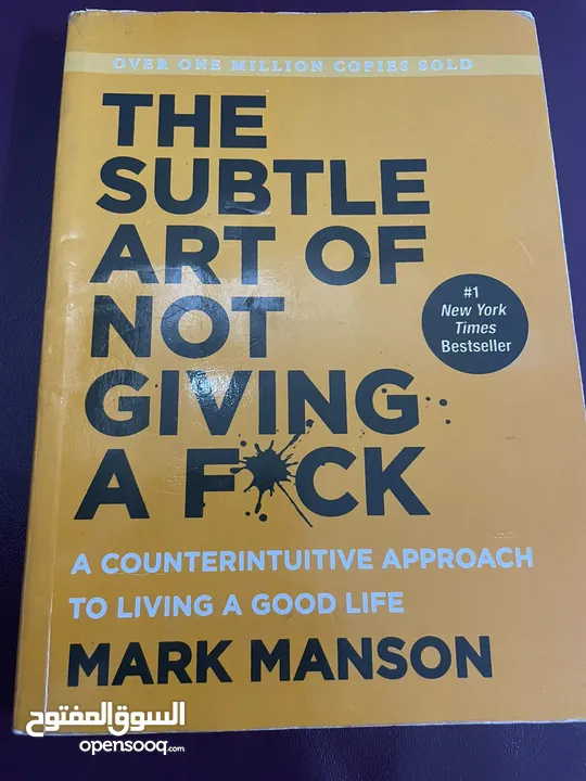 The subtle art of not giving a F***(50L.E) used book كتاب مستعمل