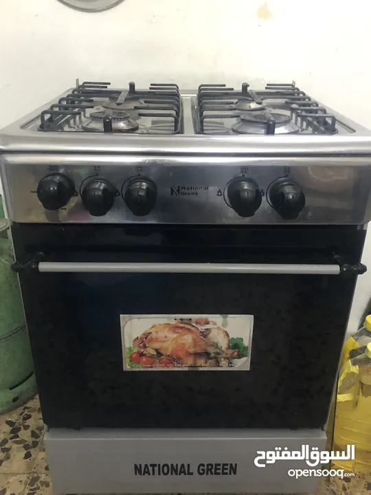 Medium size stove With Oven  Works very well. Good for small family