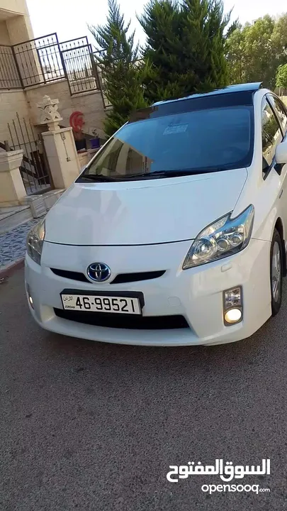 بريوس2011 اروبي كرت ابيض وكاله
