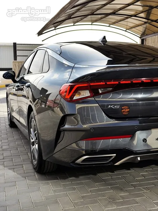 Kia k5 2021للبيع او البدل على كيا نيرو كهرباء او كونا كهرباء السيارة في حالة الوكالة
