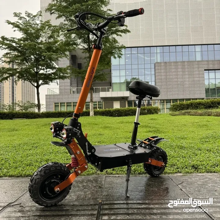 60Volt 6000Watts Electric, E Scooter Foldable Dual Motor Off Road Seat