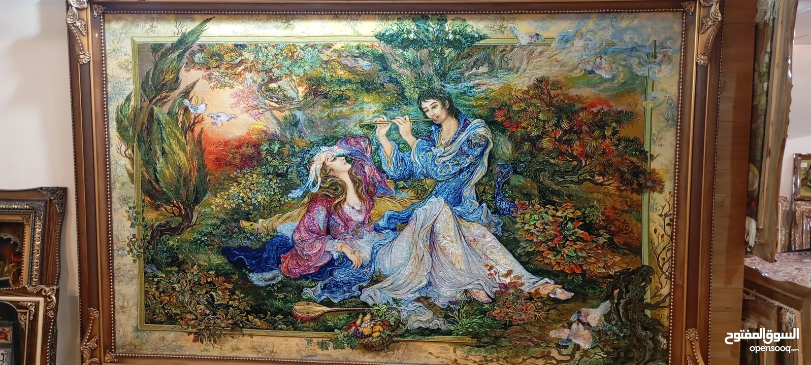 لوحة السجاد الحرير Silk Carpet Panel موقع استثنائي لشراء السجاد بسعر معقول للاستثمار الجيد