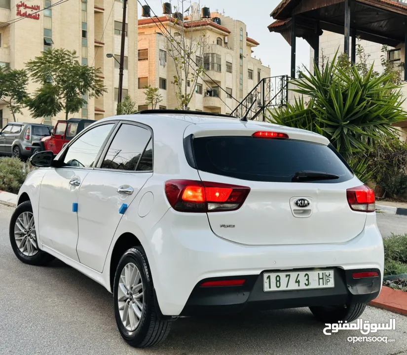 كيا ريو 2019 . اوتوماتيك . اصل برايفيت . يد ثانيه . دهان شركه . ترخيص + تأمين جديد