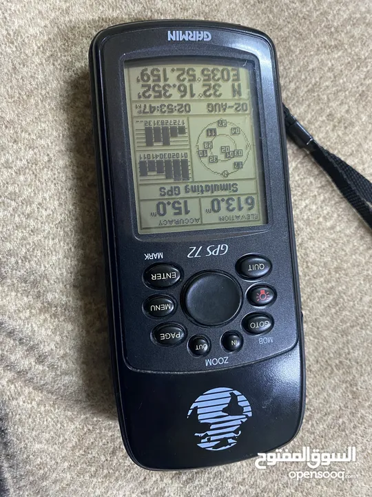Garmen gps 72 جهاز تحديد المواقع