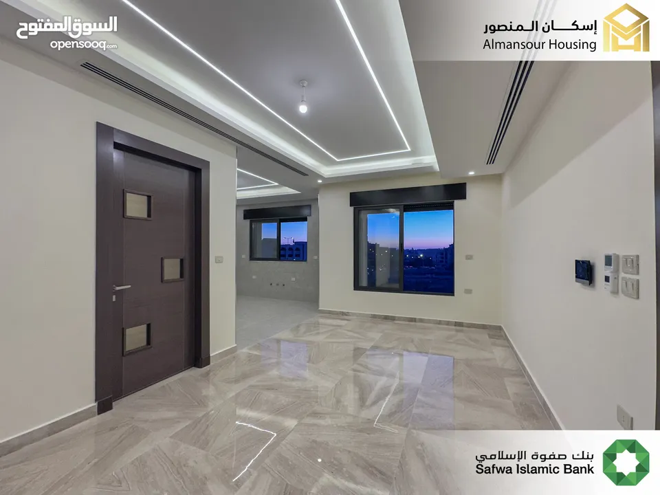 شقة طابق اول 220 م2 يسار فاخرة للبيع في منطقة خلدا / مشروع العوجانية 2 ( إسكان المنصور )