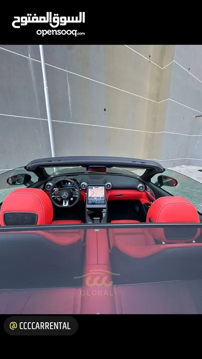 ccc global car rental / Mercedes SL AMG 2024  للإيجار