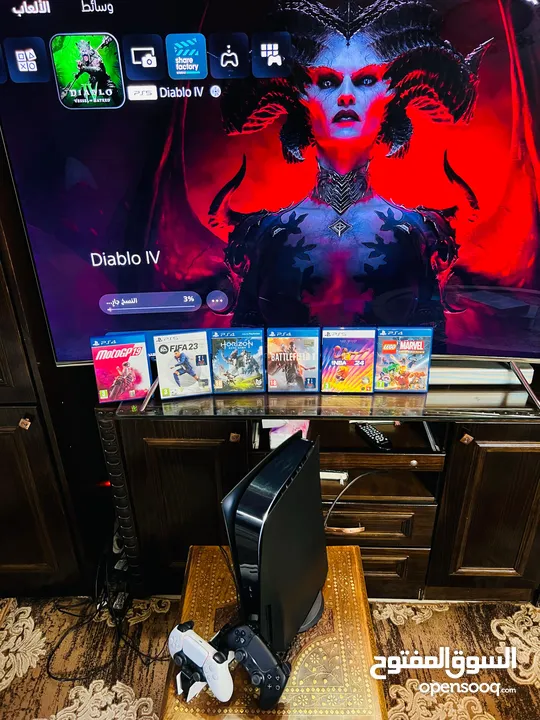 Playstation 5 Fat Blueray  بلاستيشن 5 فات