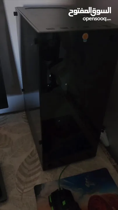 PC GAMING CASE BLACK  GTX1650  i5  الجهاز فقط...12400    تبريد قوي جداا 4 مراوح RGB