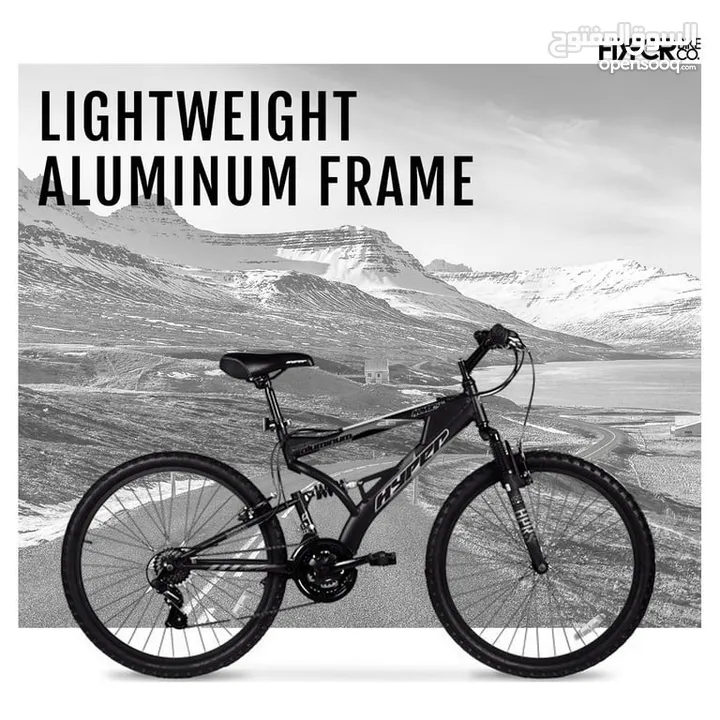 عرض خاص على الدراجة الهوائية الامريكية هيكل المنيوم مقاس 26 انش ماركة hyper havoc fs 26 aluminum