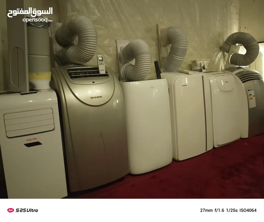 مكيف مكيفات انفنتر متنقل رقم التليفون بالاعلان  بحاله الوكاله مسطره وبايبي وريموت ومقفول شبه جديد