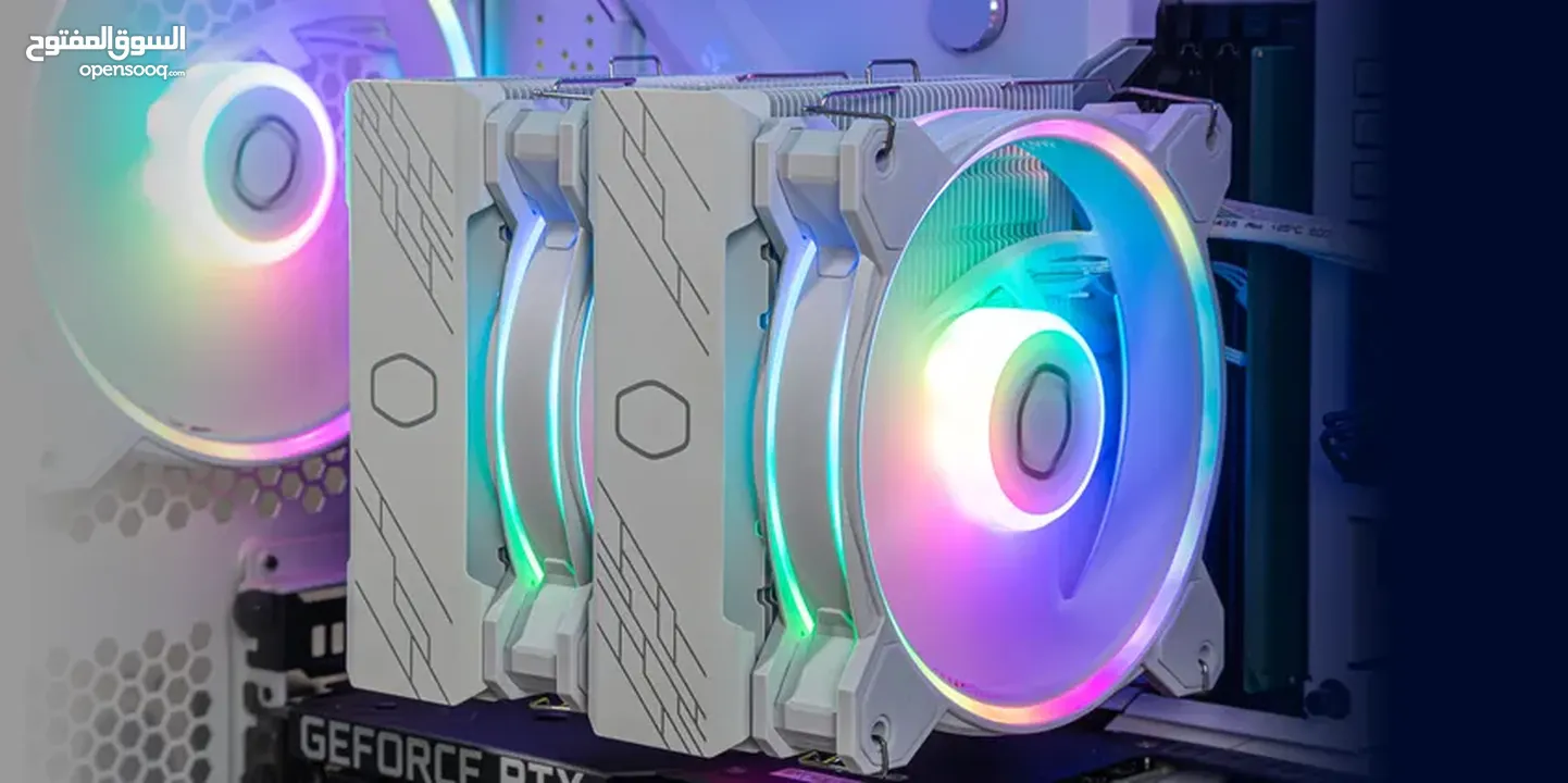 مبرد كولر ماستر coolermaster halo 622 white edition