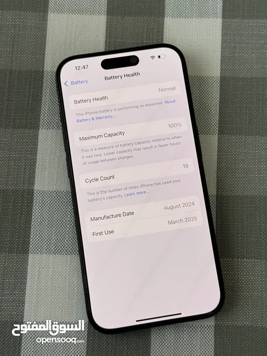 iPhone 15 pro 128GB space gray used like new