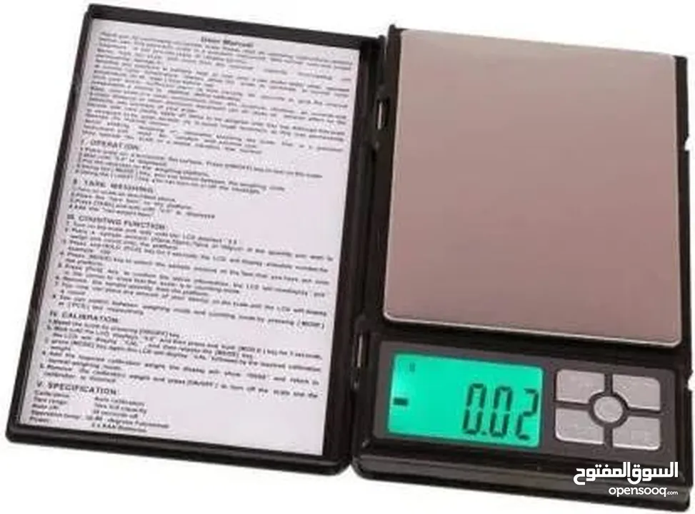بسعررر سفاااح ميزان Notebook حمولة 500 جرام ميزان ذهب حساسيه 0.01  دقه عالية في الوزن