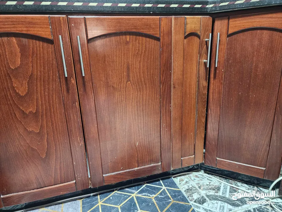 مطبخ شبه جديد مستعمل للبيع