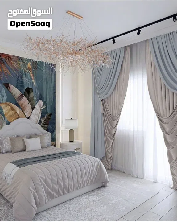 Luxurious Curtain Designs  Complete with Installation  Wallpaper Pasting