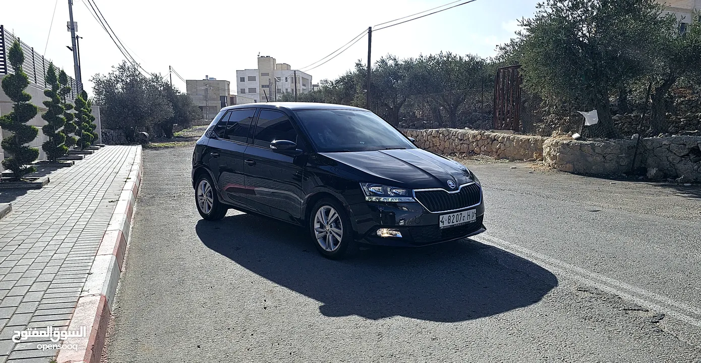 سكودا فابيا 2022 اوتماتيك بنزين سحب شركة فحص نخب