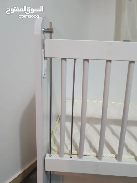 سرير اطفال جديد غير مستخدم نهائيا مع فرشه تفصيل - (232180354) | السوق  المفتوح