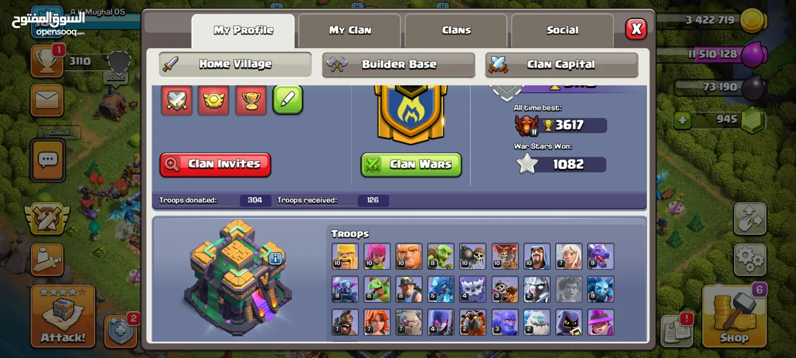 Clash Of Clans Town Hall 15 Full Max For Sale Cheap Price