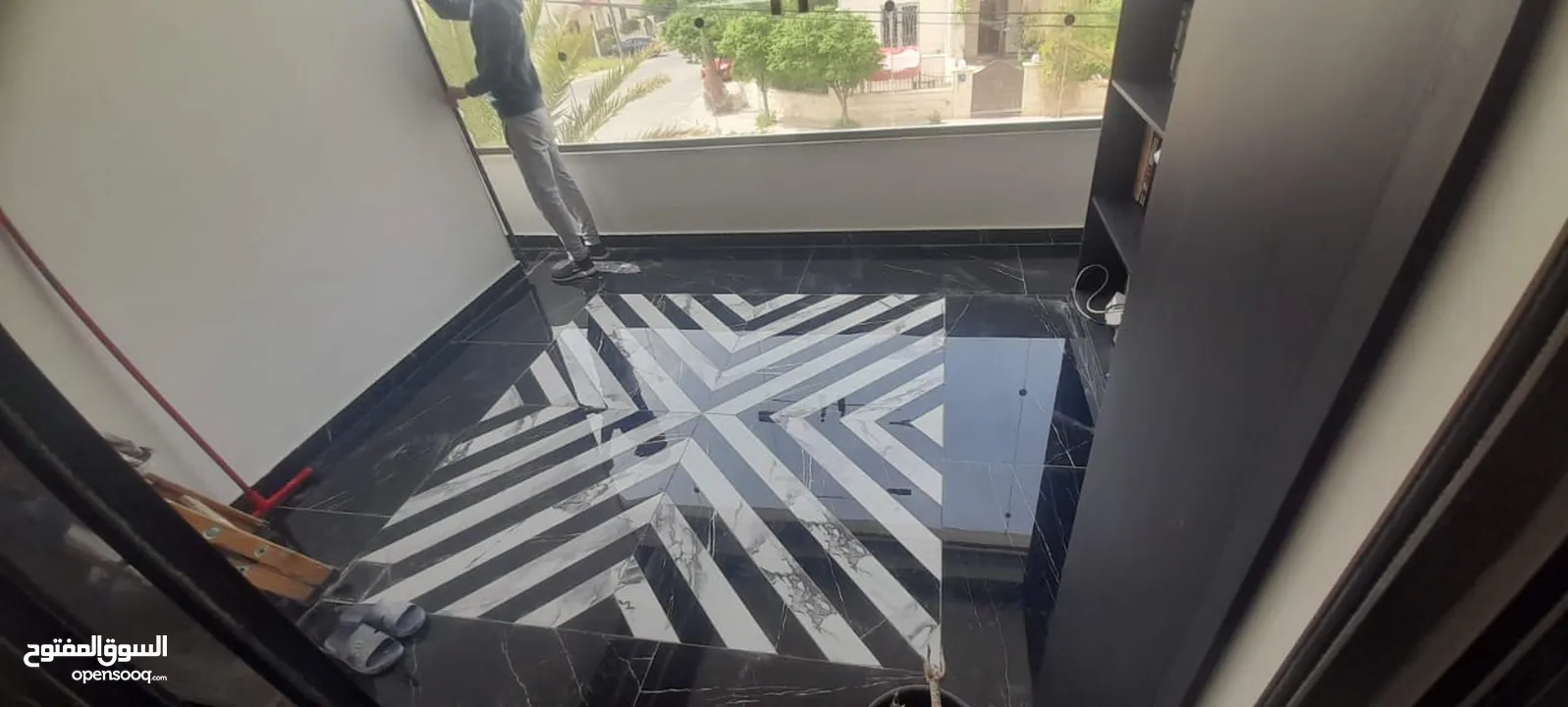 معلم بليط تسليم هندسي تجديد حمامات بأحدث طراز تنفيذ شلالت وبربكيو .فير بلس غاز +فير بليس حطب زرب