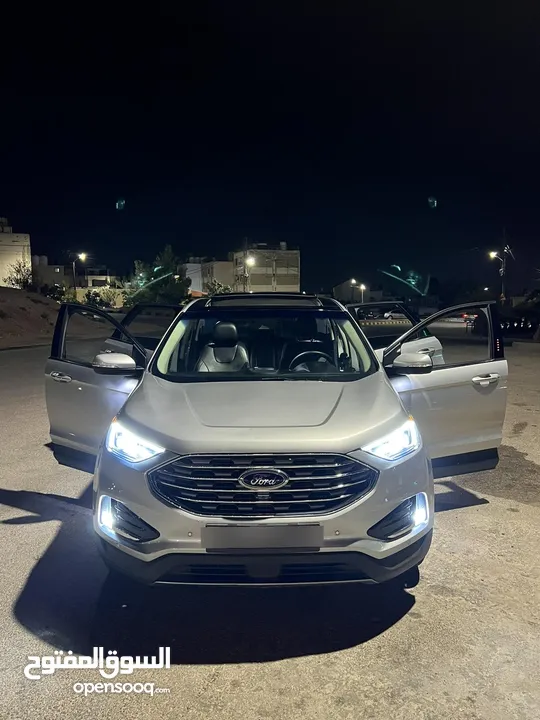 فورد ايدج تيتانيوم فل بانوراما 2019. غير مجمركه اعلى صنف واخر قصه وشكل Ford edge titanium.