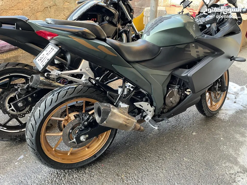 سوزوكي جكسر 250 بحاله جيده لا تحتاج إلي اي صيانه
