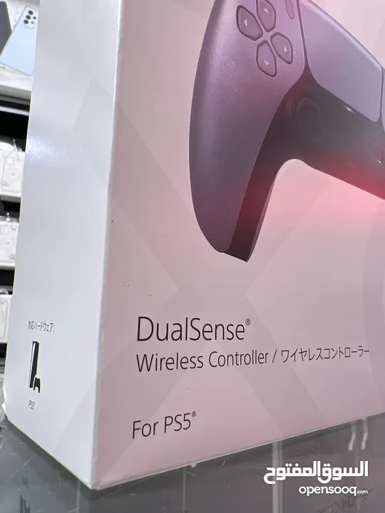 PlayStation 5 Wireless Controller ايد تحكم بلايستيشن 5 الاصلية جديدة مسكرة بالكرتونة  لون سلفر مميز