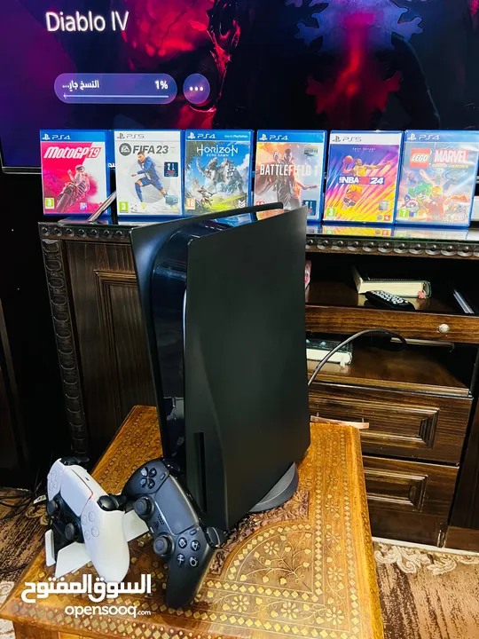 Playstation 5 Fat Blueray  بلاستيشن 5 فات