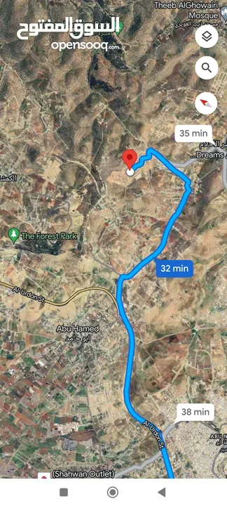 ارض في ام رمانة 500م حوض دغيليب