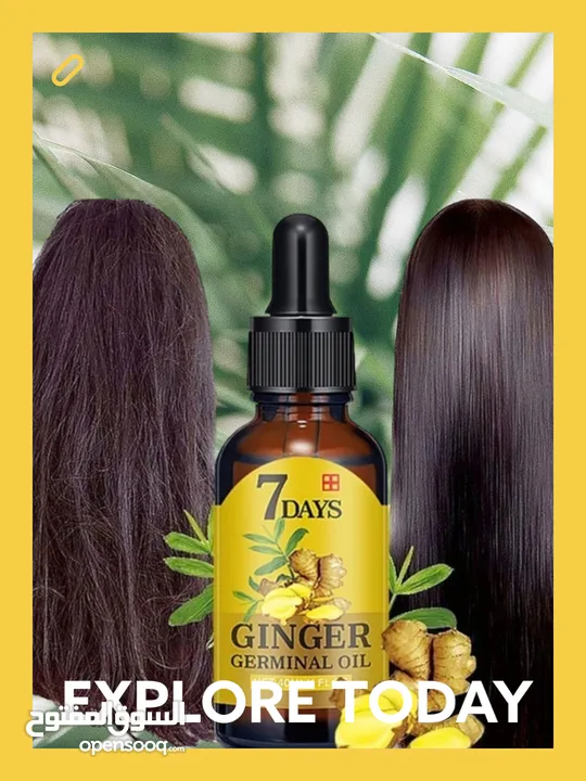 المصل المعجزة لنمو الشعر في 7 أيام Offer 2 miracle hair growth serums in 7 days.