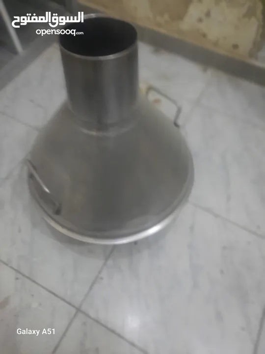 عده مطعم  ماكنه حمص ومجلى وصاج فلافل وجره فول ستيل
