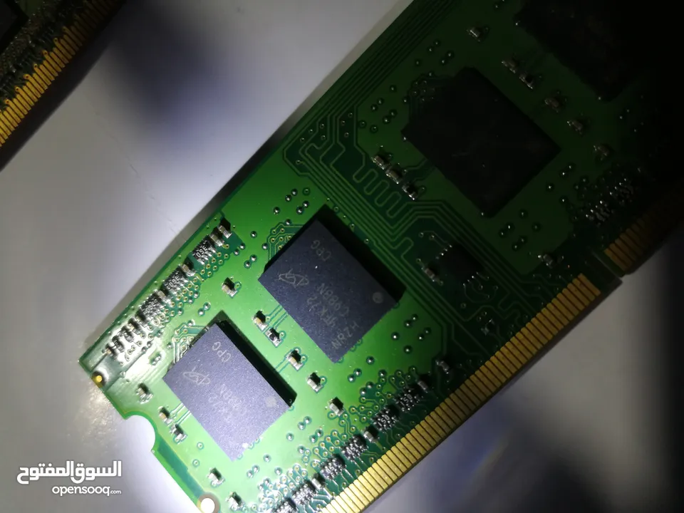 حبيتين رام لابتوب Ram DDR3 1600MHz للبيع (2GB+2GB)