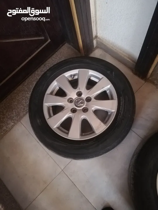جنط كامري اصلي مقاس 16 للبيع بحال ممتازه