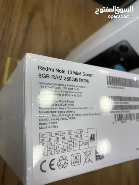 Redmi Note 13 (256 GB / 8 RAM) شاومي ريدمي نوت 13 2024