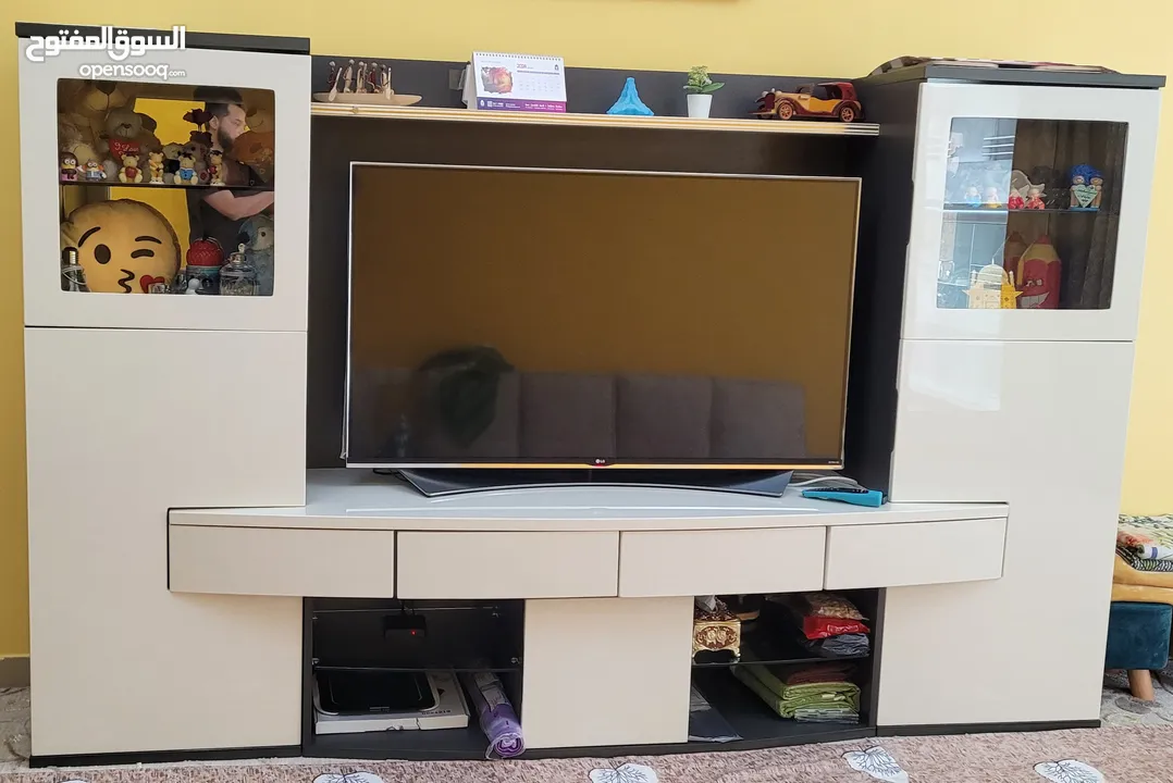 TV Unit with Storage MDF Ply