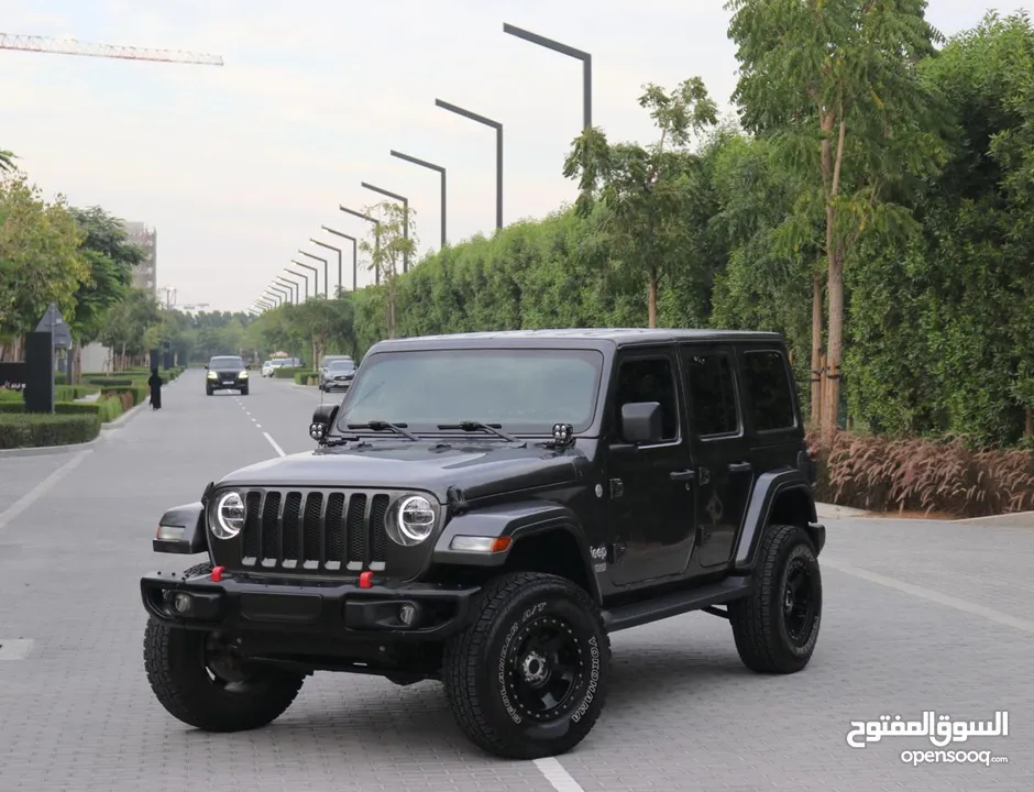 Jeep wrangler. 2018. Usa space