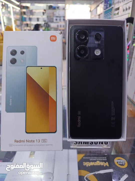 جهاز اخو الجديد 256g 16ram Redmi Not 13 5g   كامل اغراضو