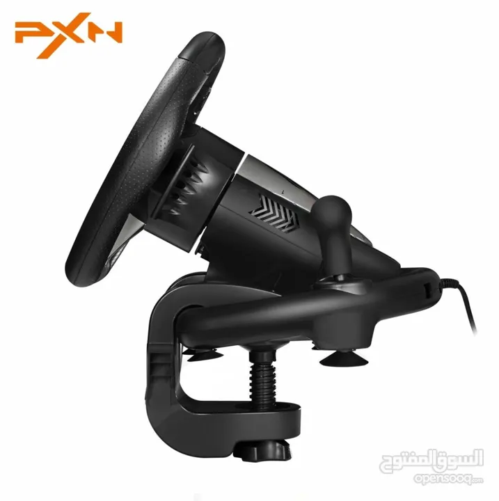 ستيرنغ ويل مقود سواقة مع بريكات لأجهزة الـ PC و البلايستيشن PXN V3 Steering