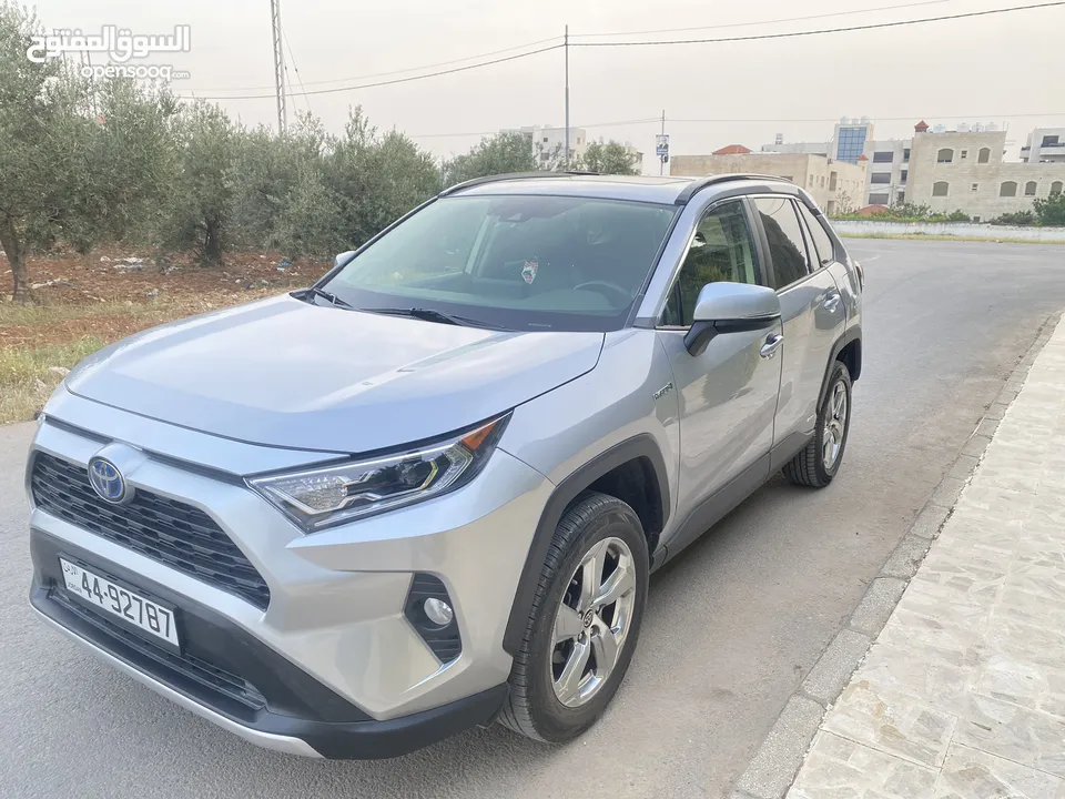 تويوتا راف فور هايبرد 2021 جمرك جديد