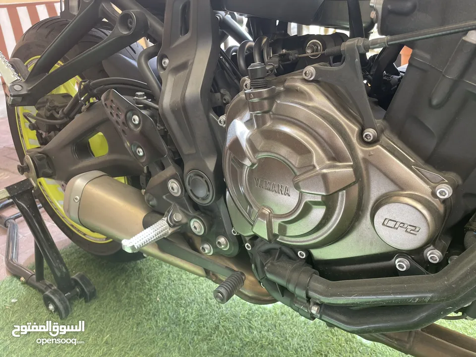 Yamaha MT07 in perfect condition & low Mileage 14 KM only