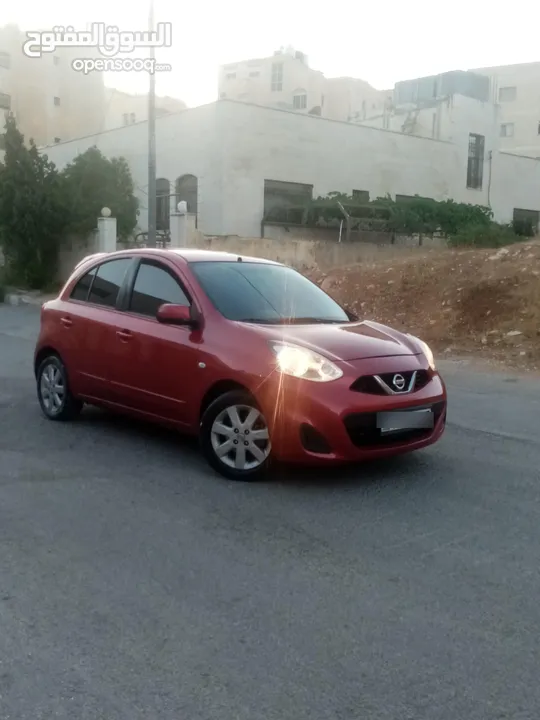 نيسان ميكرا موديل 2020 لون خمري ميتالك فحص كامل