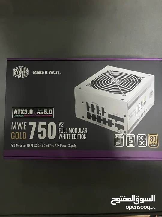 بور سبلاي 750 gold cooler master شبه جديد استخدام اشهر قليل جدا مع كامل اسلاكه والكرتونة