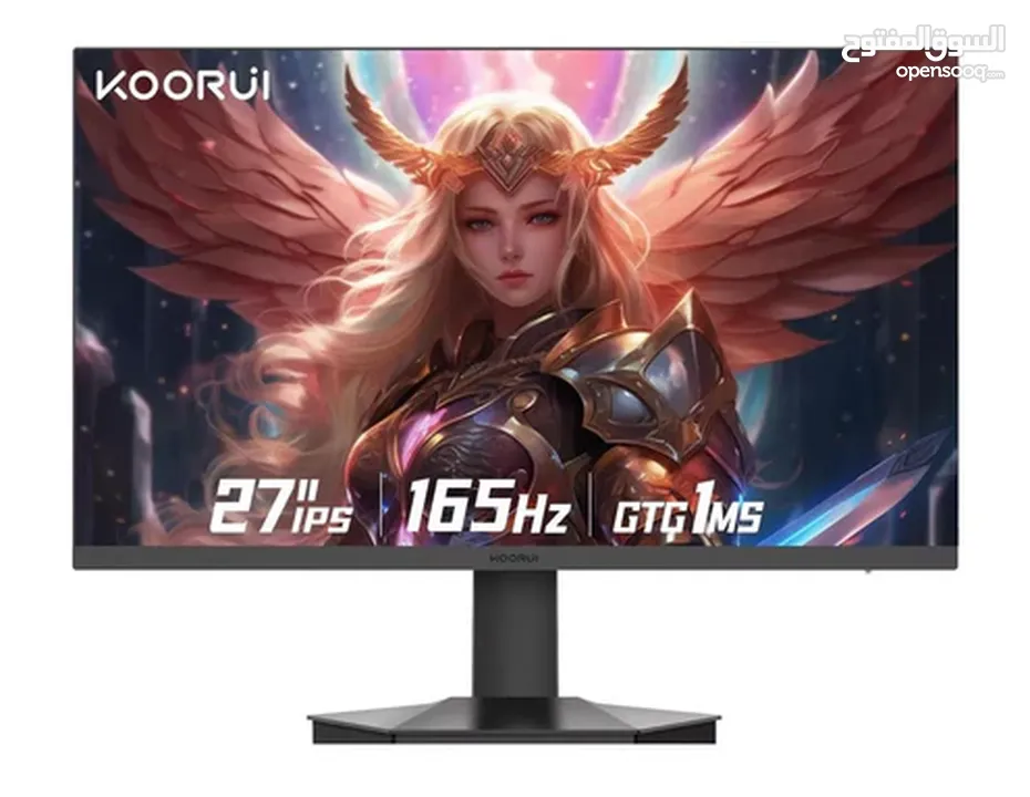 شاشة KOORUI بقياس 27 انش وبتردد 165HZ  للكمبيوتر وال PS5