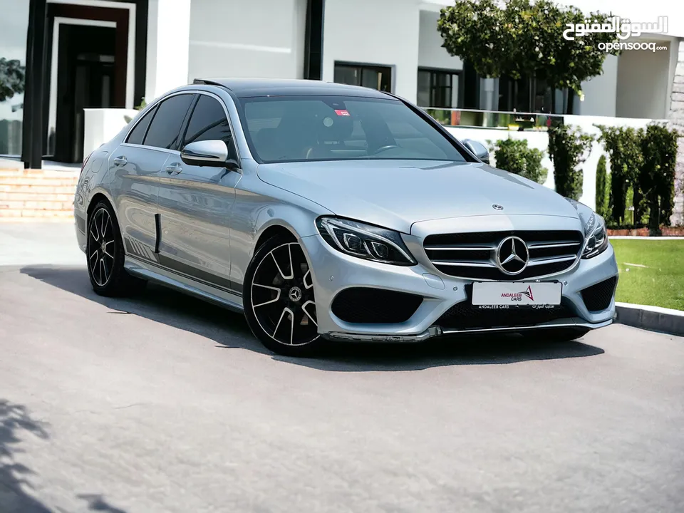 MERCEDES-BENZ C200 AMG-KIT 2018 0% DP GCC SPECS WELL MAINTAINED