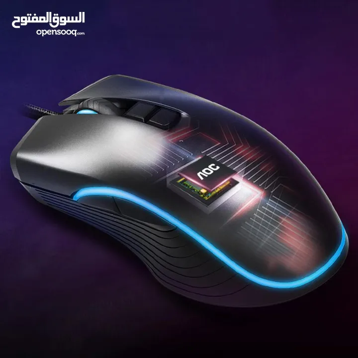 ماوس جيمنج mouse AOC GM100 GAMING MOUSE من اه او سي    2400 دب اي 