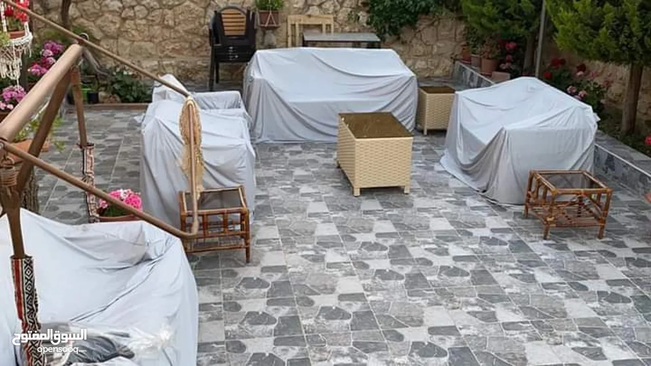 كفرات وتر بروف لحماية الرتان والمراجيح والكراسي وعش البلبل والجلسات الخارجية والباربيكيو