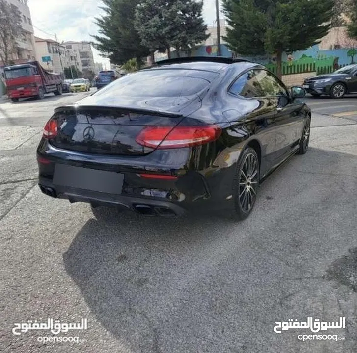 مرسيدس C180 كوبيه بحالة الوكالة AMG كت اصلي وارد غرغور