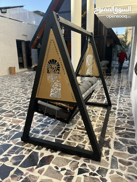 اطقم جلسات خارجية معدنية موديل اكس الأكثر طلباً
