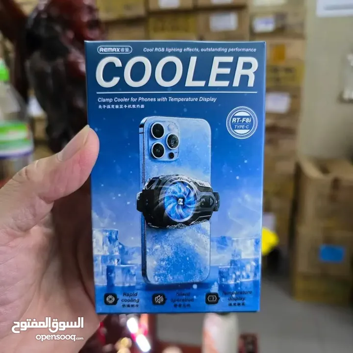 بتلعب على موبايلك او ايبادك  بصير نار مروحة تبريد مائي للموبايل او الايباد مع اضائه