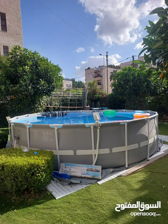 اكبر عرض وتحطيم للاسعار على مسبح انتكس INTEX SWIMMING Pool  بققطر 610سم وعمق رهيب 132سم